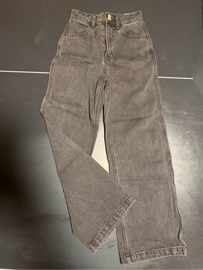 Whimsy + Row Women's Jeans in Washed Black - Organic Cotton - 24